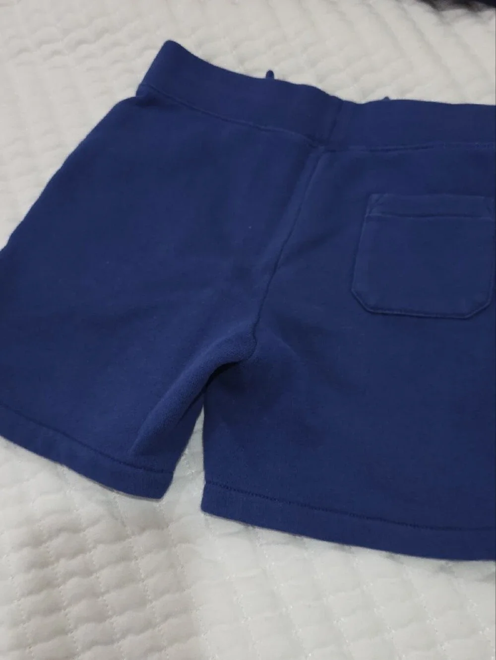 Ralph Lauren Kids Royal Blue Cotton Drawstring Shorts